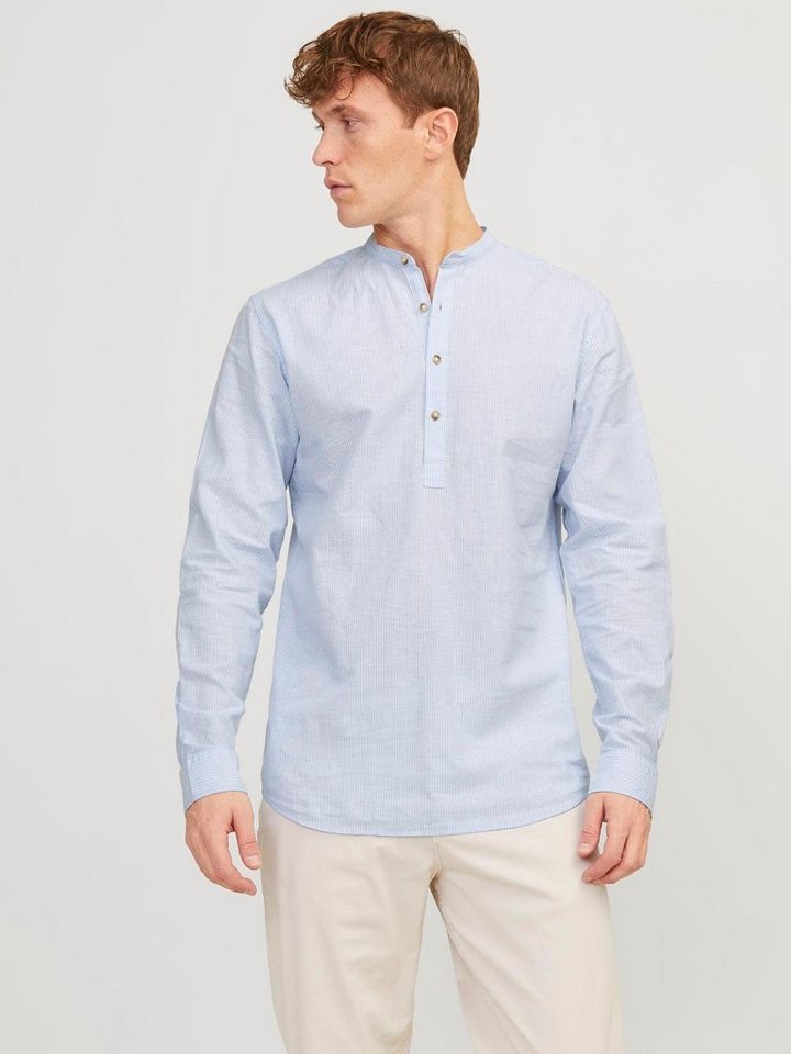 Jack & Jones Langarmhemd JJESUMMER TUNIC LINEN BLEND SHIRT LS SN von Jack & Jones