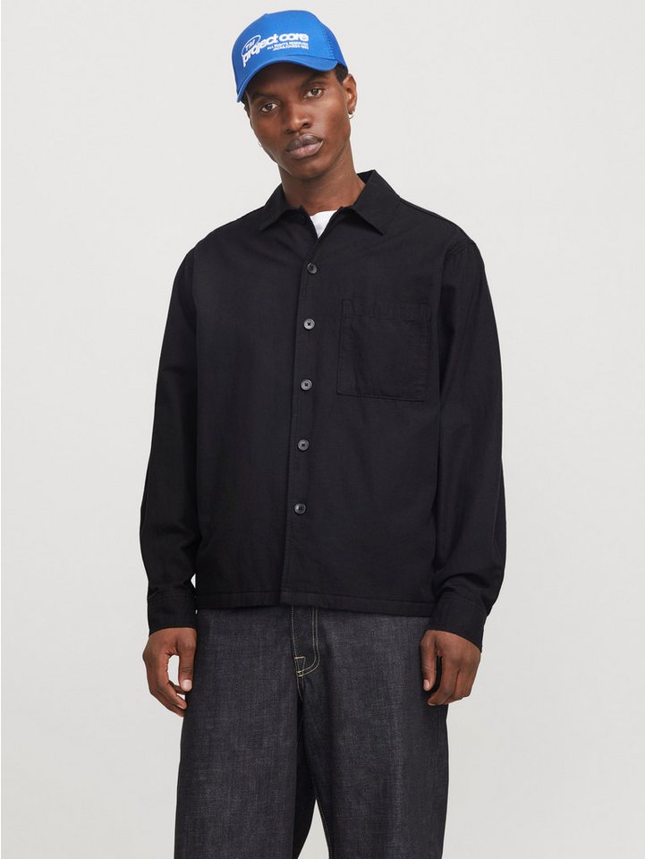 Jack & Jones Langarmhemd JJEURBAN EDGE OVERSHIRT LS SN mit Hemdkragen von Jack & Jones