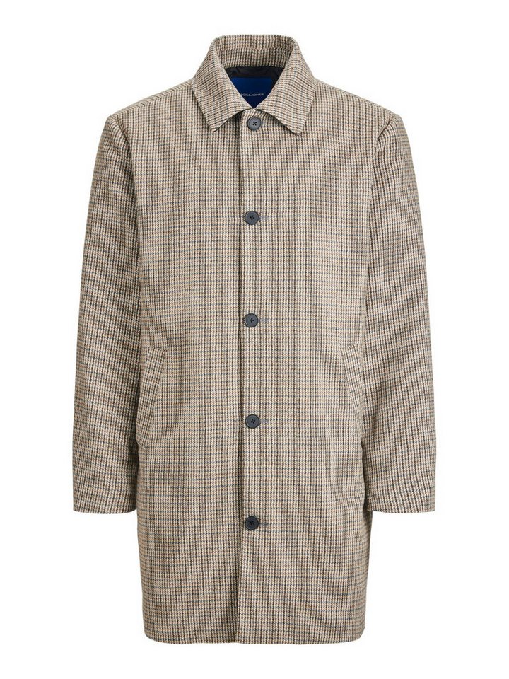Jack & Jones Langmantel Herren Mantel Lang Jacke JORTOBY CHECK MAC COAT LN von Jack & Jones