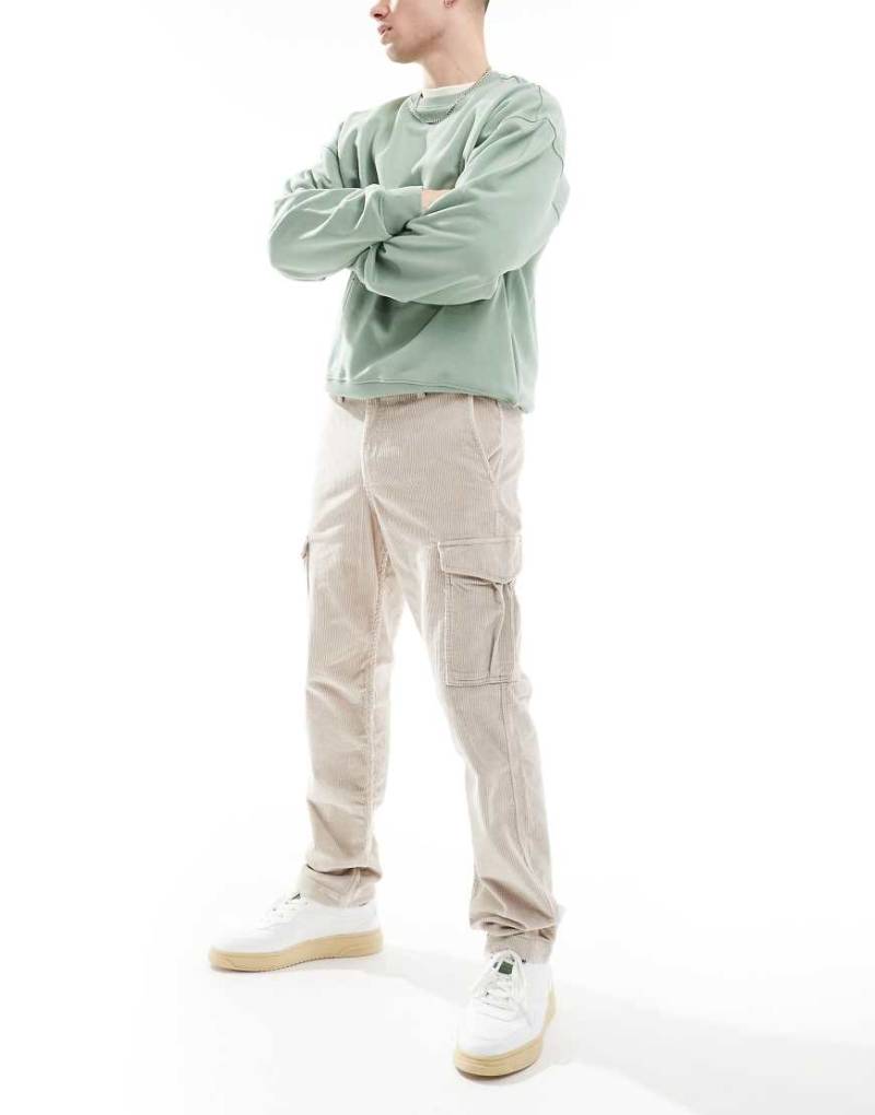 Jack & Jones - Locker geschnittene Cargohose aus in Hellbeige-Neutral von Jack & Jones