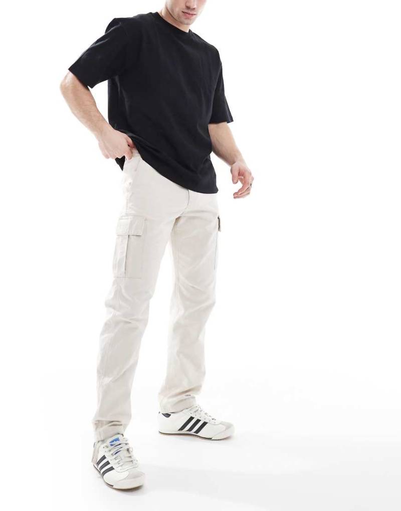 Jack & Jones - Locker geschnittene Cargohose in Beige-Neutral Jack & Jones - Locker geschnittene Cargohose in Beige-Neutral von Jack & Jones