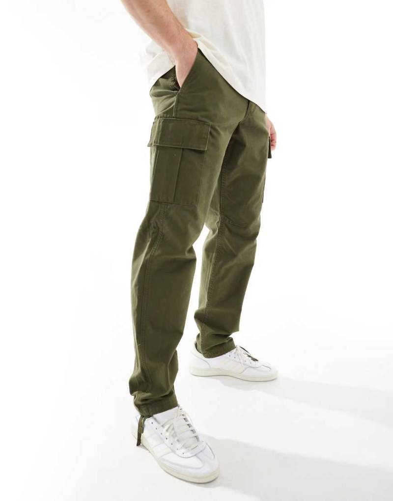 Jack & Jones - Locker geschnittene Cargohose in Khaki-Grün von Jack & Jones