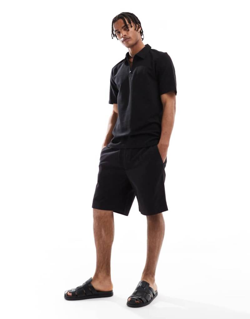 Jack & Jones - Locker geschnittene Chino-Shorts in Schwarz von Jack & Jones