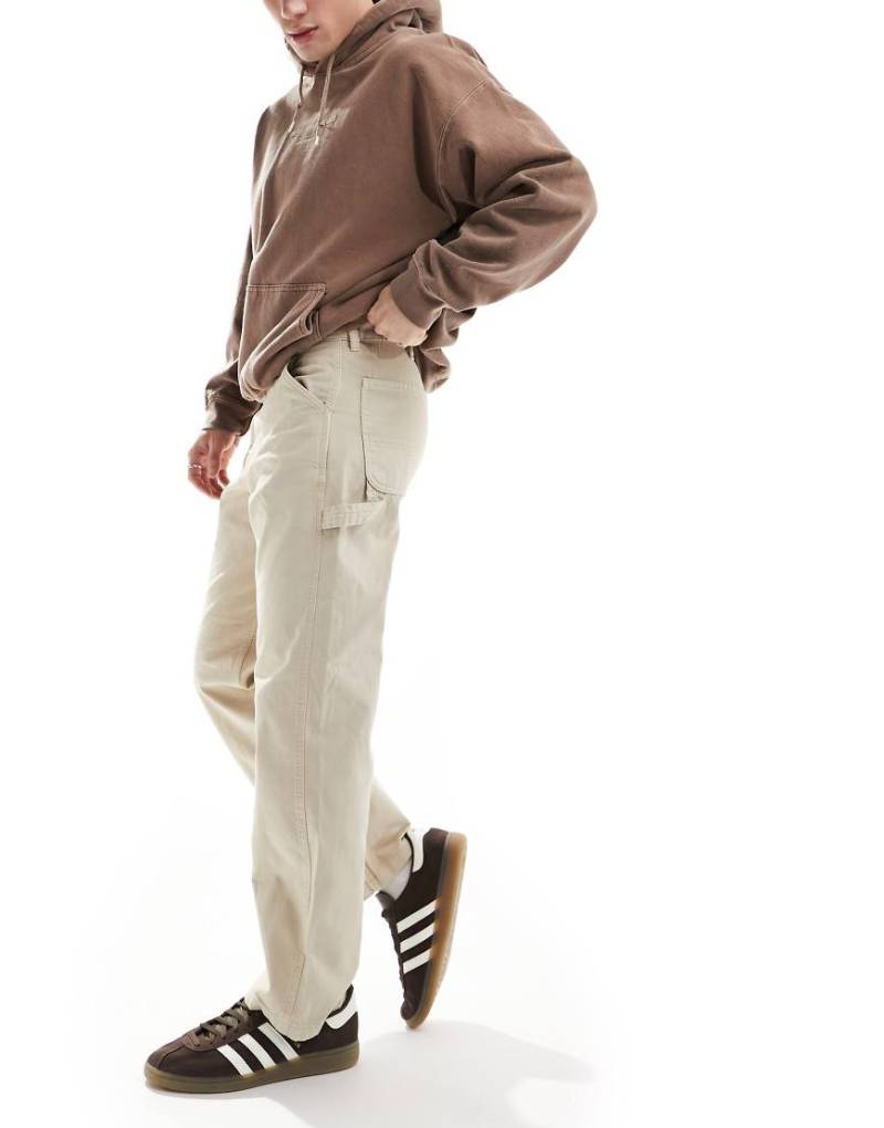Jack & Jones - Locker geschnittene Jeans im Zimmermann-Stil in Beige-Neutral von Jack & Jones