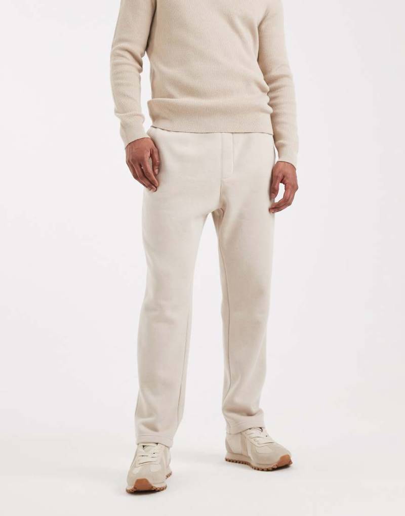 Jack & Jones - Locker sitzende Jogginghose in Beige-Neutral von Jack & Jones