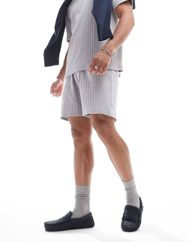 Jack & Jones - Mokassin-Hausschuhe aus Wildlederimitat in Marineblau von Jack & Jones