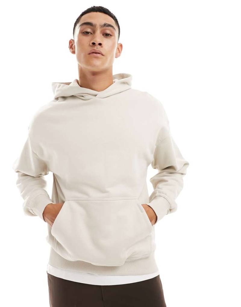 Jack & Jones - Oversize-Kapuzenpullover in Beige-Neutral Jack & Jones - Oversize-Kapuzenpullover in Beige-Neutral von Jack & Jones