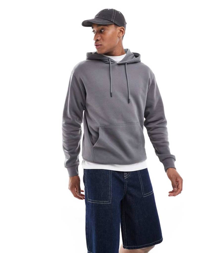 Jack & Jones - Oversize-Kapuzenpullover in Dunkelgrau von Jack & Jones