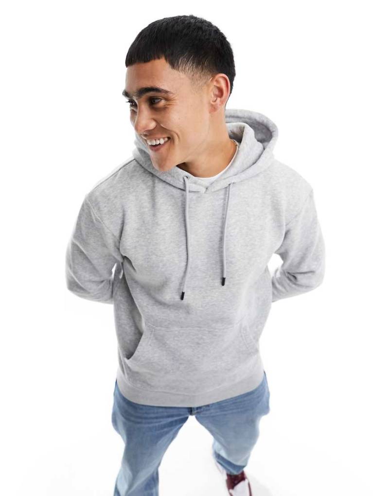 Jack & Jones - Oversize-Kapuzenpullover in Hellgrau Jack & Jones - Oversize-Kapuzenpullover in Hellgrau von Jack & Jones
