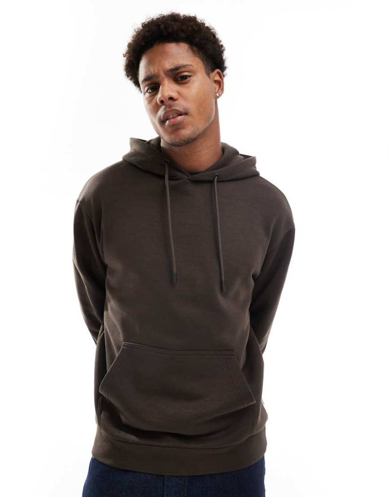 Jack & Jones - Oversize-Kapuzenpullover in Schokobraun von Jack & Jones