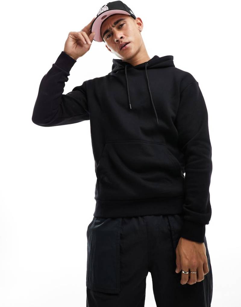 Jack & Jones - Oversize-Kapuzenpullover in Schwarz von Jack & Jones