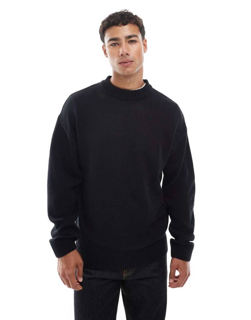 Jack & Jones - Oversize-Pullover in Schwarz von Jack & Jones