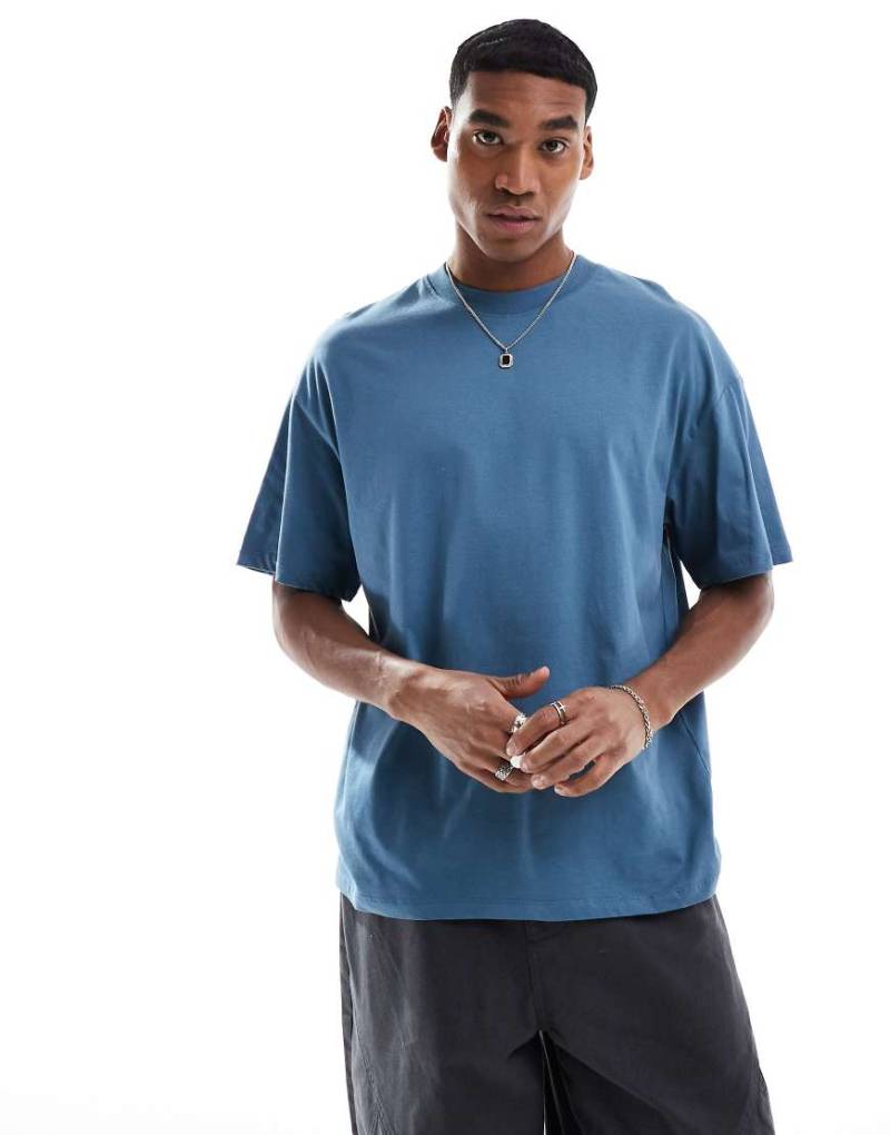 Jack & Jones - Oversize-T-Shirt in Blau von Jack & Jones