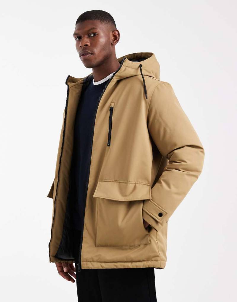 Jack & Jones - Parka in Hellbraun-Brown von Jack & Jones
