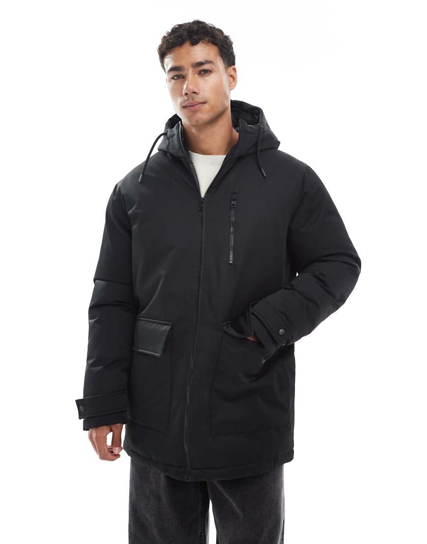 Jack & Jones - Parka in Schwarz von Jack & Jones