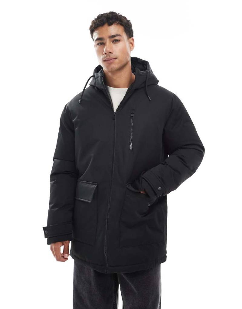 Jack & Jones - Parka in Schwarz von Jack & Jones
