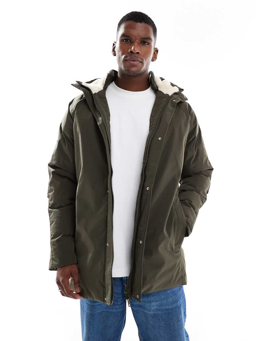 Jack & Jones - Parka mit Fleece-Kapuze in Grün von Jack & Jones