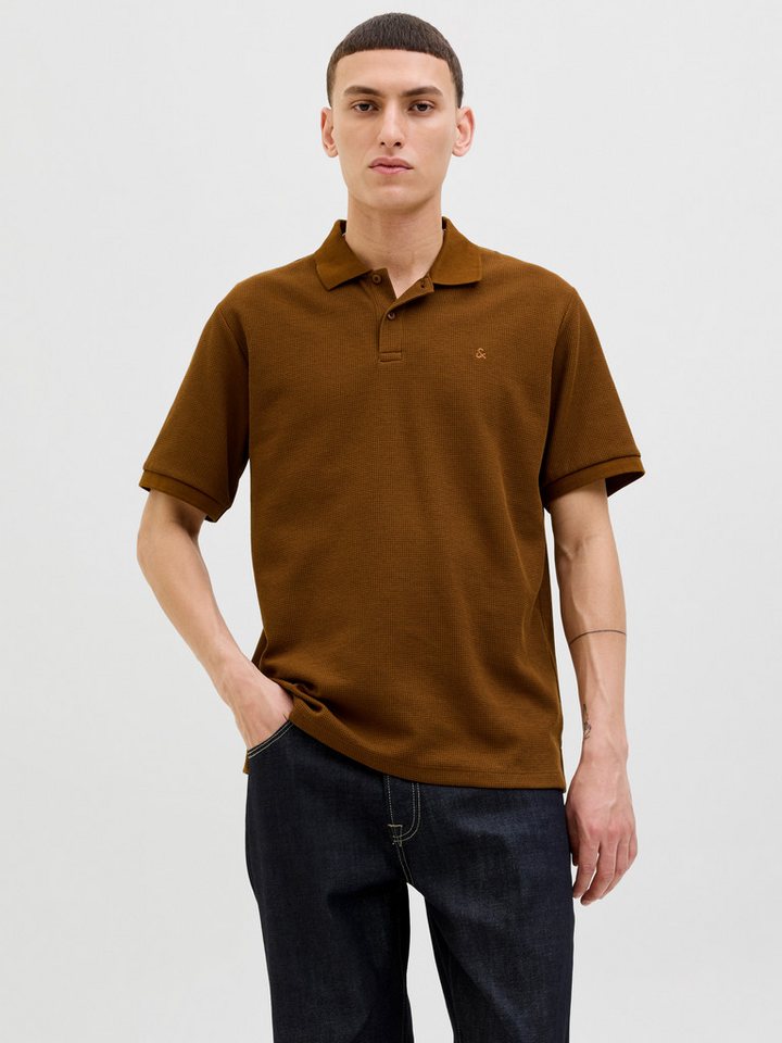 Jack & Jones Poloshirt JJEAUSTIN POLO SS NOOS Materialmix, regular fit von Jack & Jones