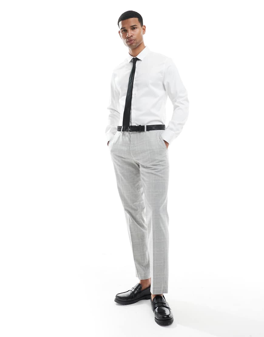 Jack & Jones Premium - Anzughose aus Leinen in Beige-Neutral von Jack & Jones