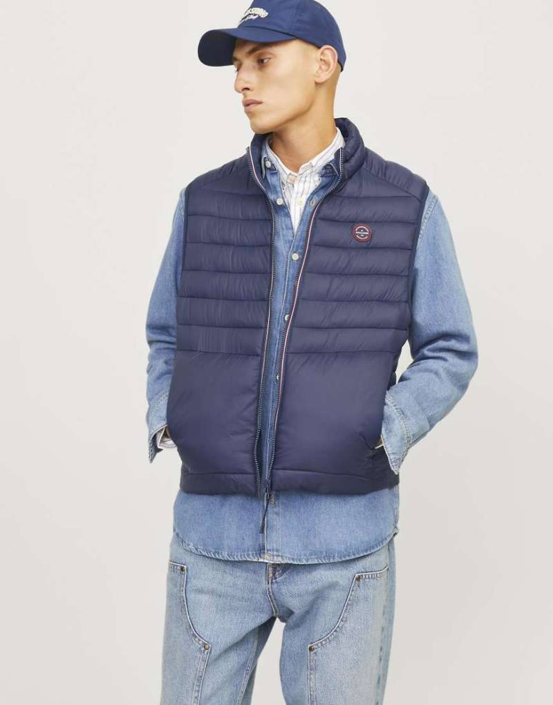 Jack & Jones - Puffer-Weste in Marineblau von Jack & Jones