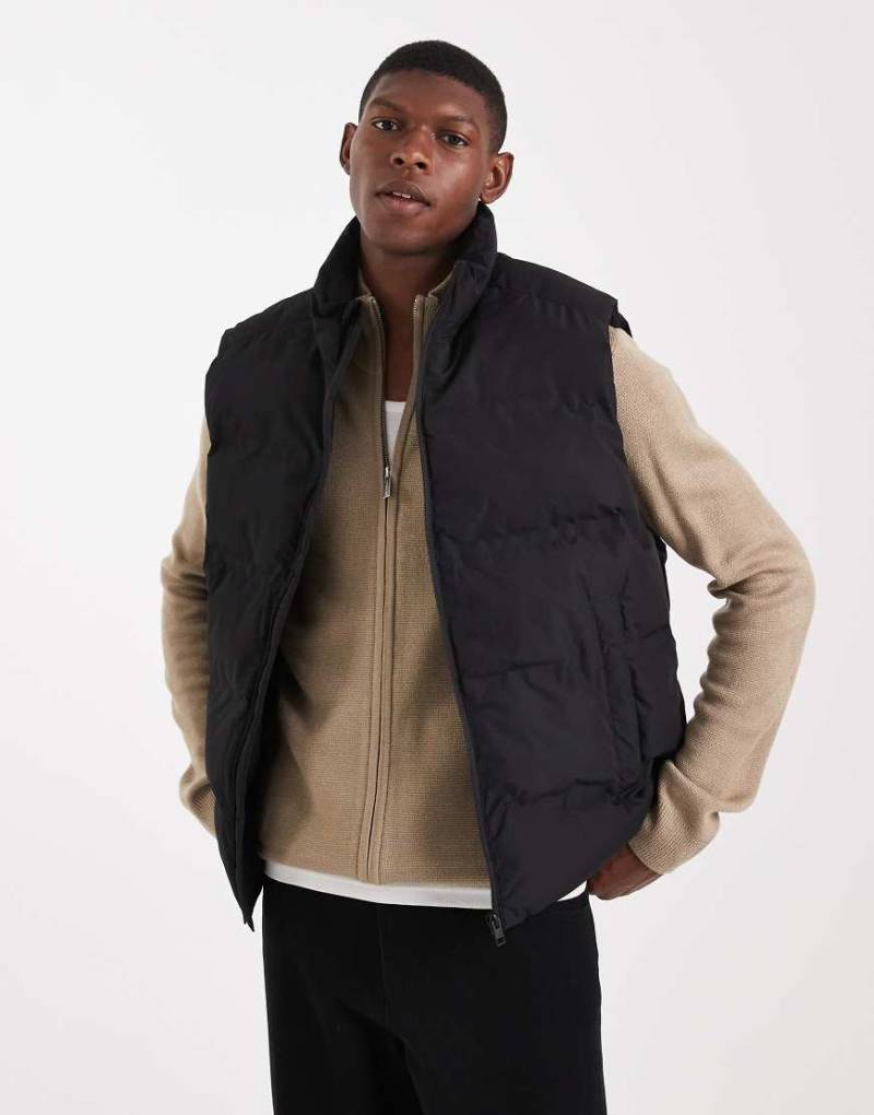 Jack & Jones - Puffer-Weste in Schwarz von Jack & Jones