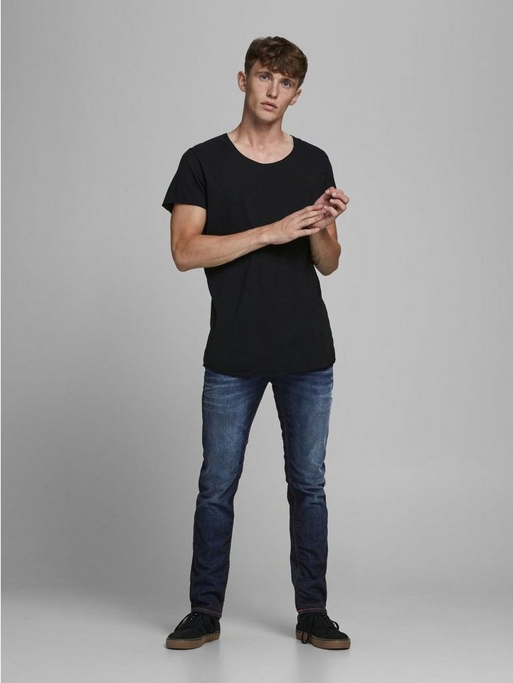 Jack & Jones Regular-fit-Jeans Jeans TIM Straight Legs Flat Front TIM ORIGINAL (1-tlg) TIM JJ ORIGINAL von Jack & Jones