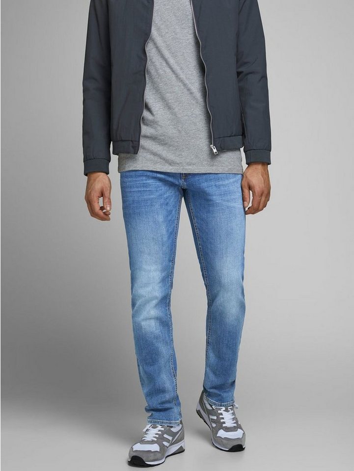 Jack & Jones Regular-fit-Jeans Jeans TIM Straight Legs Flat Front TIM ORIGINAL (1-tlg) TIM JJ ORIGINAL von Jack & Jones