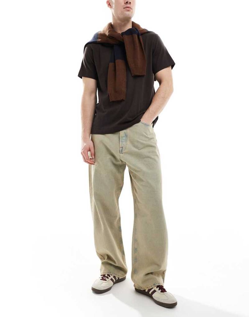 Jack & Jones - Ron - Skater-Jeans in blauer Bleiche-Waschung von Jack & Jones