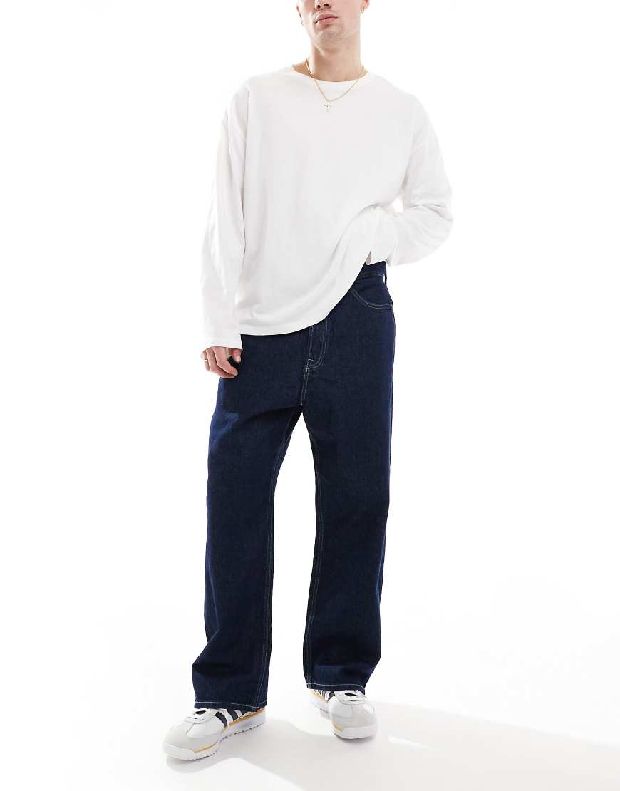 Jack & Jones - Ron - Skater-Jeans in dunklem Marineblau von Jack & Jones