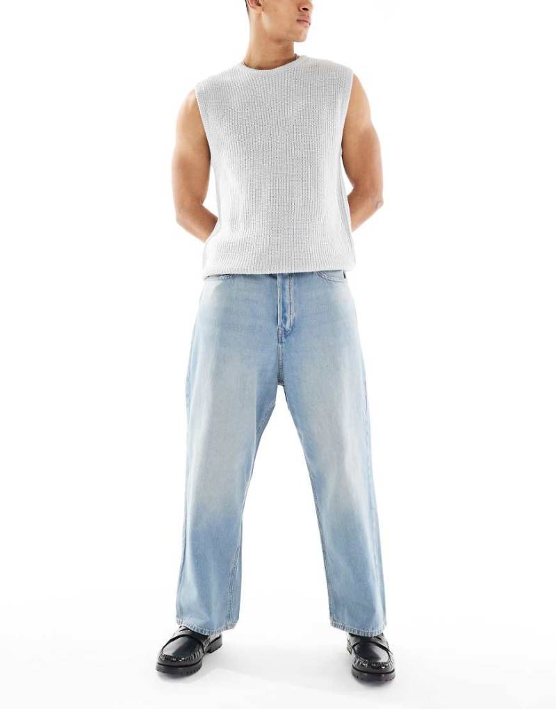 Jack & Jones - Ron - Skater-Jeans in hellblauer Waschung von Jack & Jones