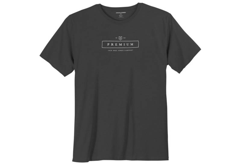 Jack & Jones Rundhalsshirt Jack&Jones T-Shirt XXL anthrazit Print JPRBLAPIET von Jack & Jones