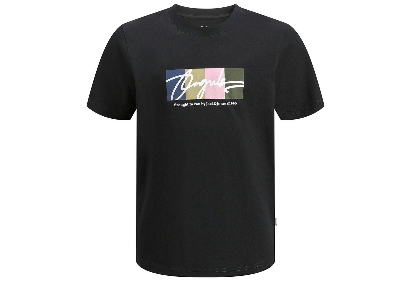 Jack & Jones Rundhalsshirt Jack&Jones XXL Logo T-Shirt schwarz JORPORTLAND von Jack & Jones