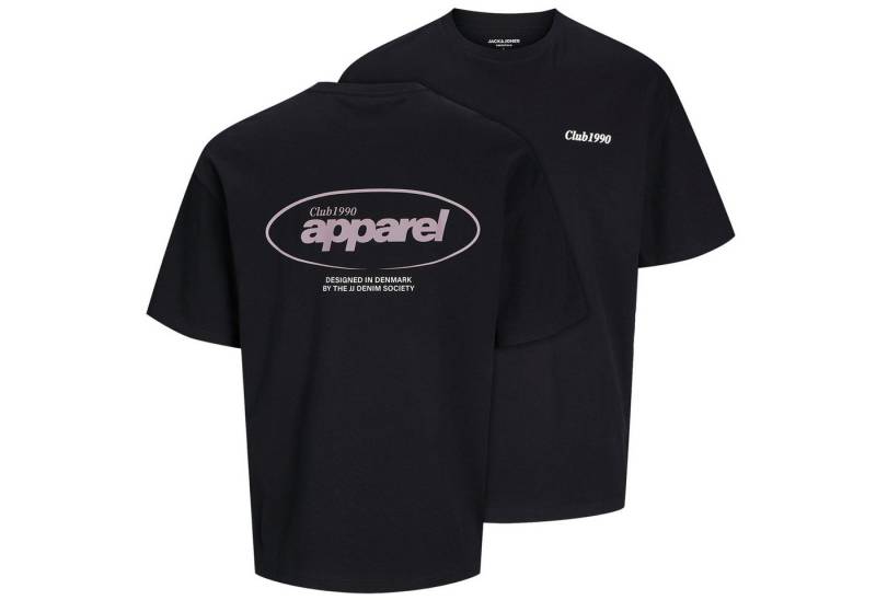 Jack & Jones Rundhalsshirt Jack&Jones T-Shirt XXL Rückenprint JJEBRADLEY schwarz von Jack & Jones