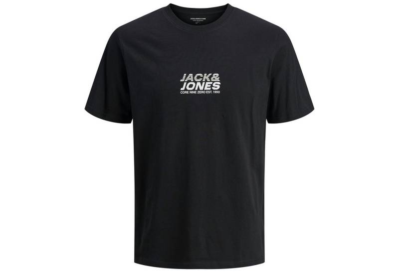 Jack & Jones Rundhalsshirt Jack&Jones XXL T-Shirt Logoprint JCOTARMAC schwarz von Jack & Jones