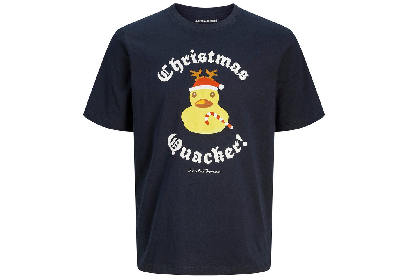 Jack & Jones Rundhalsshirt Jack&Jones Xmas T-Shirt XXL JJXMAS FUNNY navy von Jack & Jones