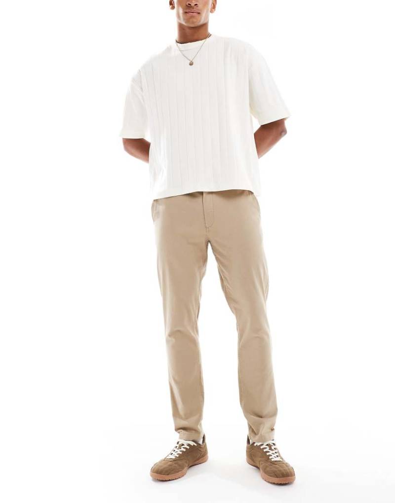 Jack & Jones - Schmal geschnittene Chinohose in Beige-Neutral von Jack & Jones