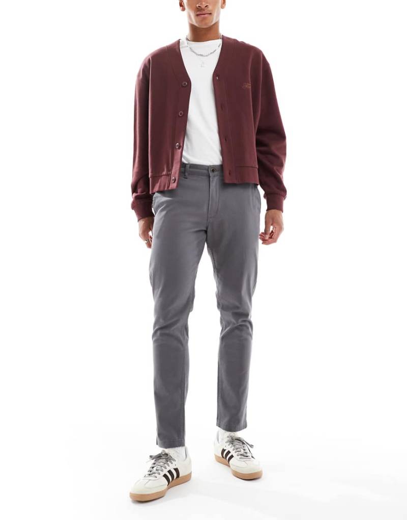 Jack & Jones - Schmal geschnittene Chinohose in Grau von Jack & Jones