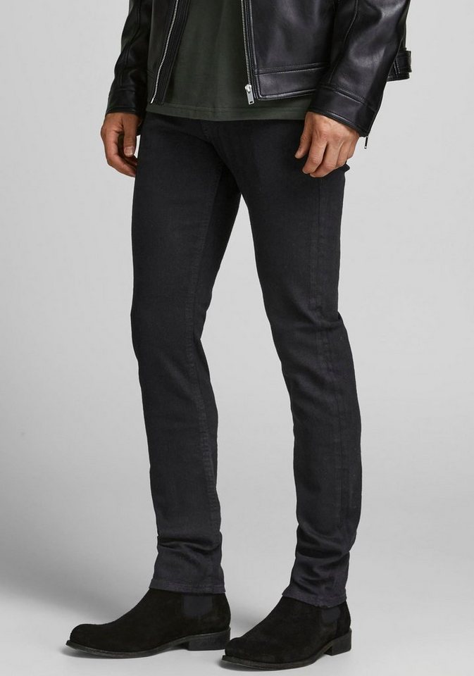 Jack & Jones Slim-fit-Jeans JJIGLENN Jeans mit schmaler Beinform und Stretch für Komfort Denim/Jeans, modisch, slim fit, Baumwollmischung von Jack & Jones