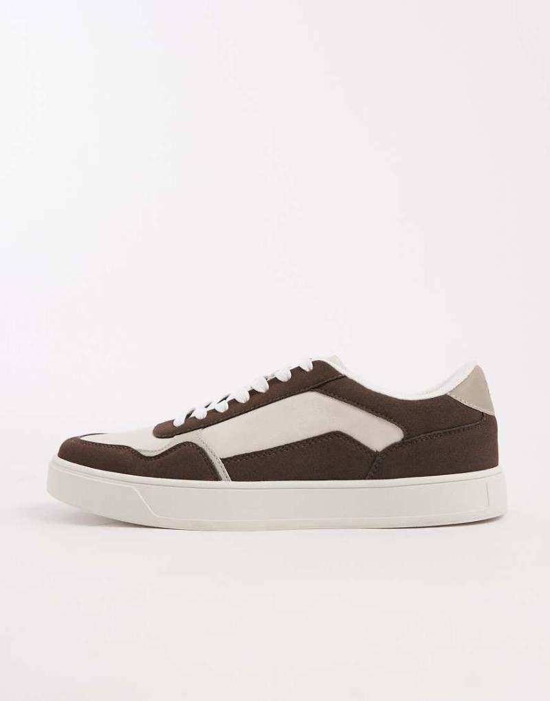 Jack & Jones - Sneaker in Braun mit Kontrast-Design-Brown von Jack & Jones