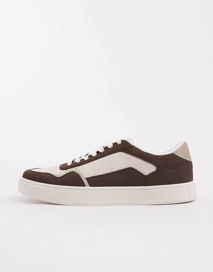 Jack & Jones - Sneaker in Braun mit Kontrast-Design-Brown von Jack & Jones