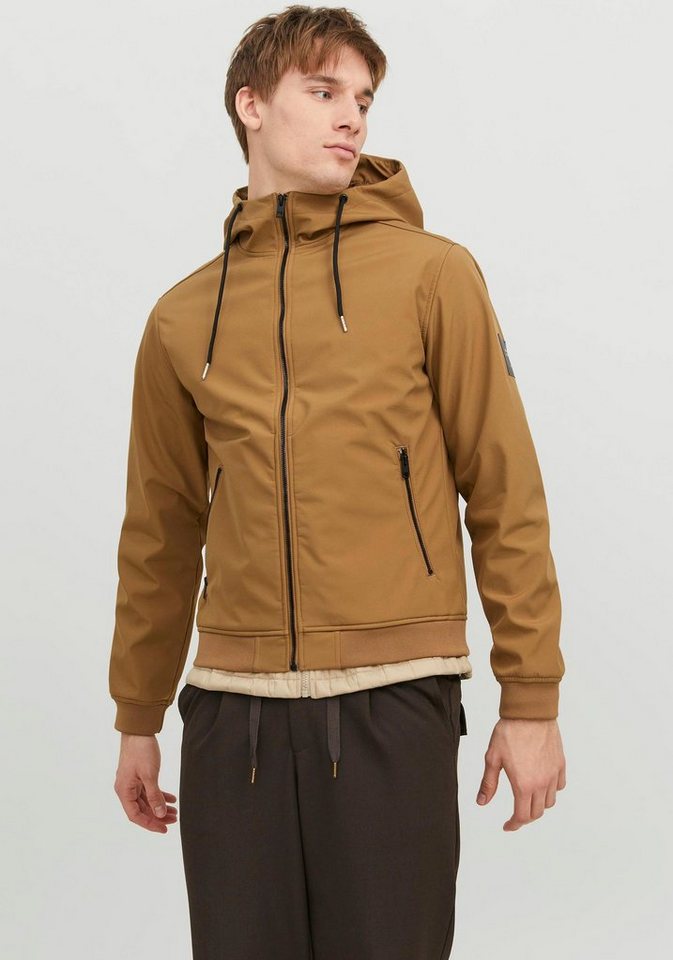 Jack & Jones Softshelljacke JJEBASIC mit wasserabweisender Funktion mit Kordelzug von Jack & Jones