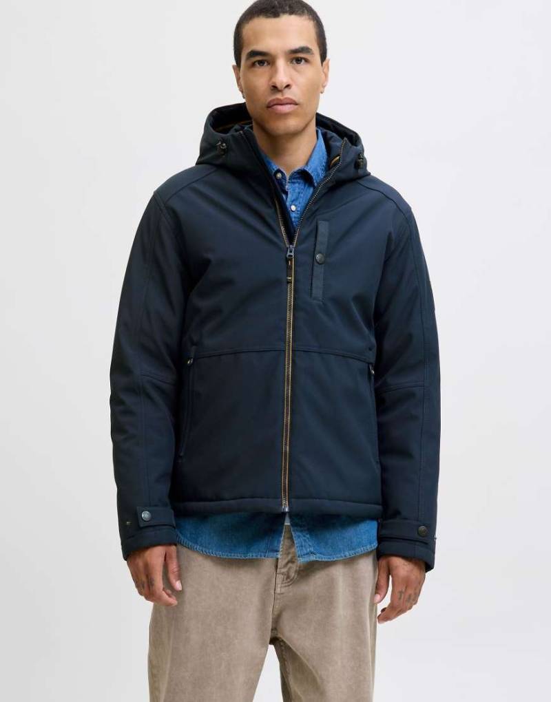 Jack & Jones - Softshelljacke in Sky Captain-Grau von Jack & Jones