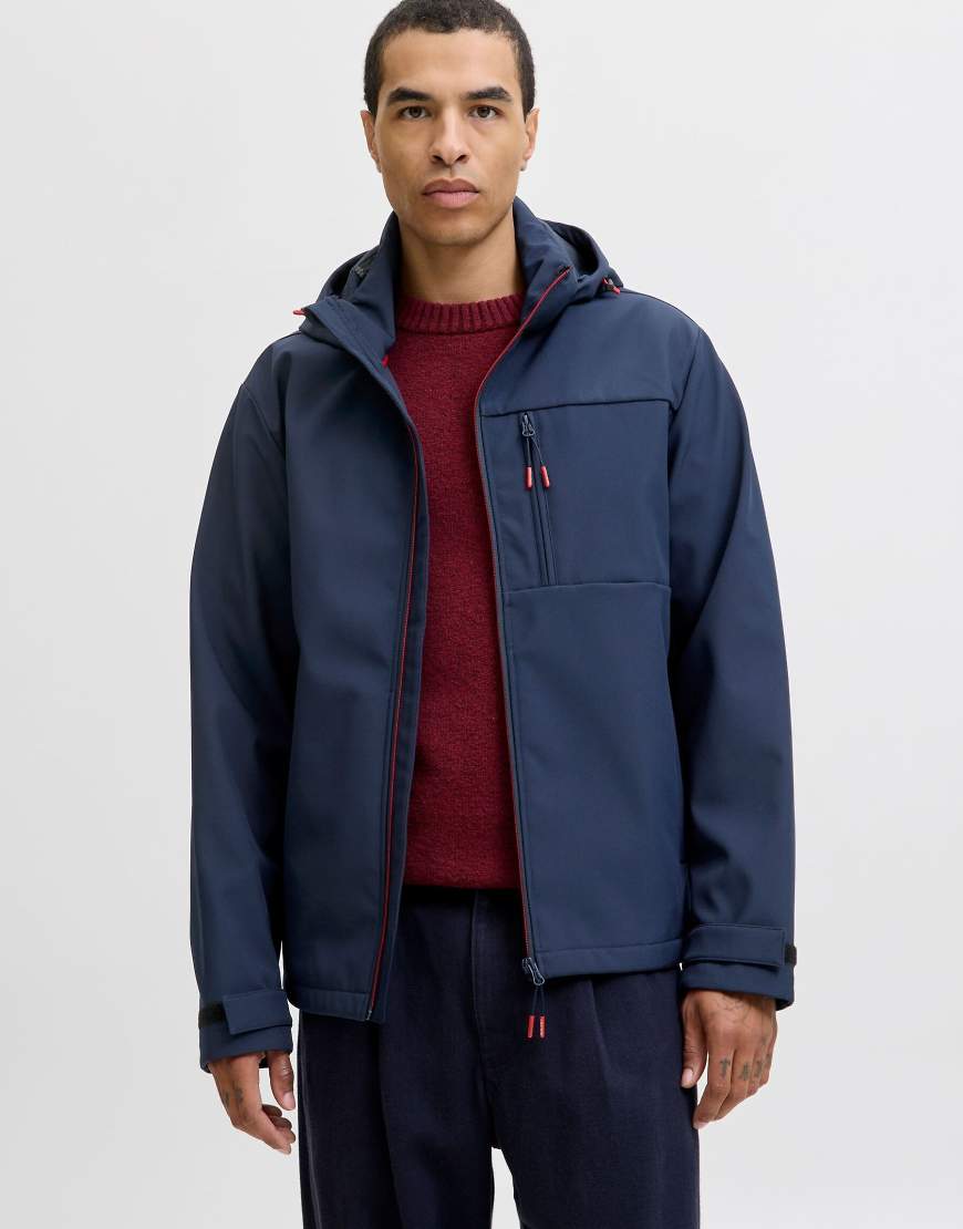 Jack & Jones - Softshelljacke in Sky Captain-Grau von Jack & Jones