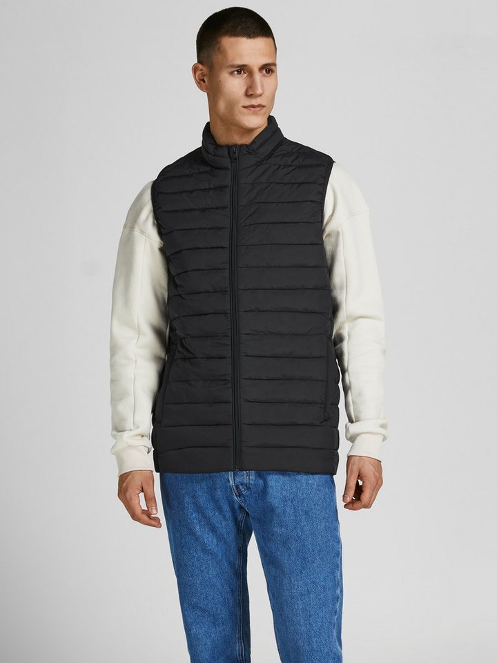 Jack & Jones Steppweste Herren Weste Schwarz JJERECYCLE BODYWARMER von Jack & Jones