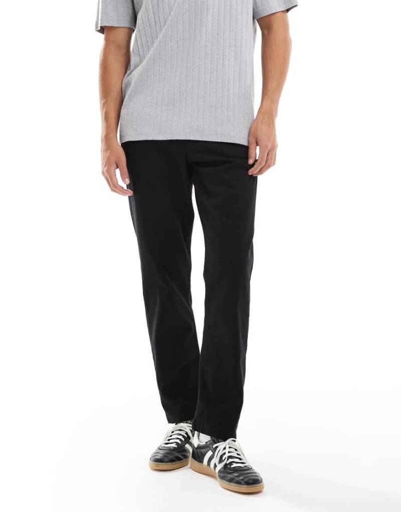 Jack & Jones - Straight-Fit-Chinohose in Schwarz von Jack & Jones