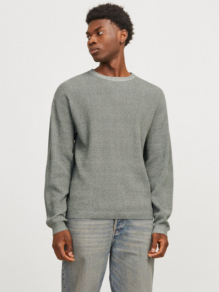 Jack & Jones Strickpullover JJWALTER KNIT RELAXED CREW NECK von Jack & Jones