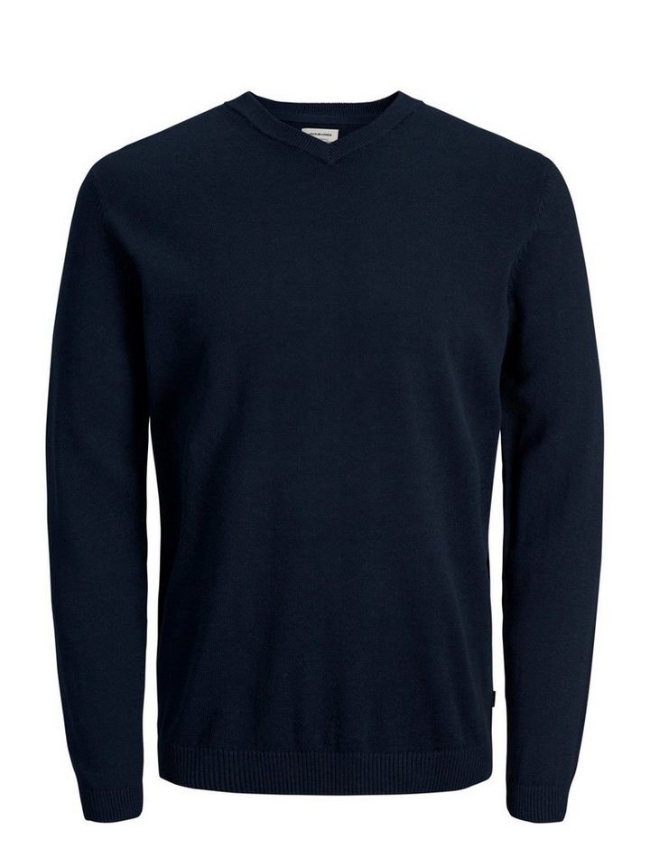 Jack & Jones Strickpullover Jack & Jones Herren Pullover JjeBasic V-Ausschnitt Oberteil von Jack & Jones