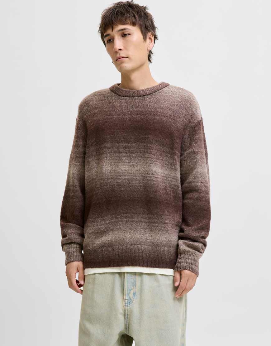 Jack & Jones - Strickpullover in Deep Mahogany-Brown von Jack & Jones