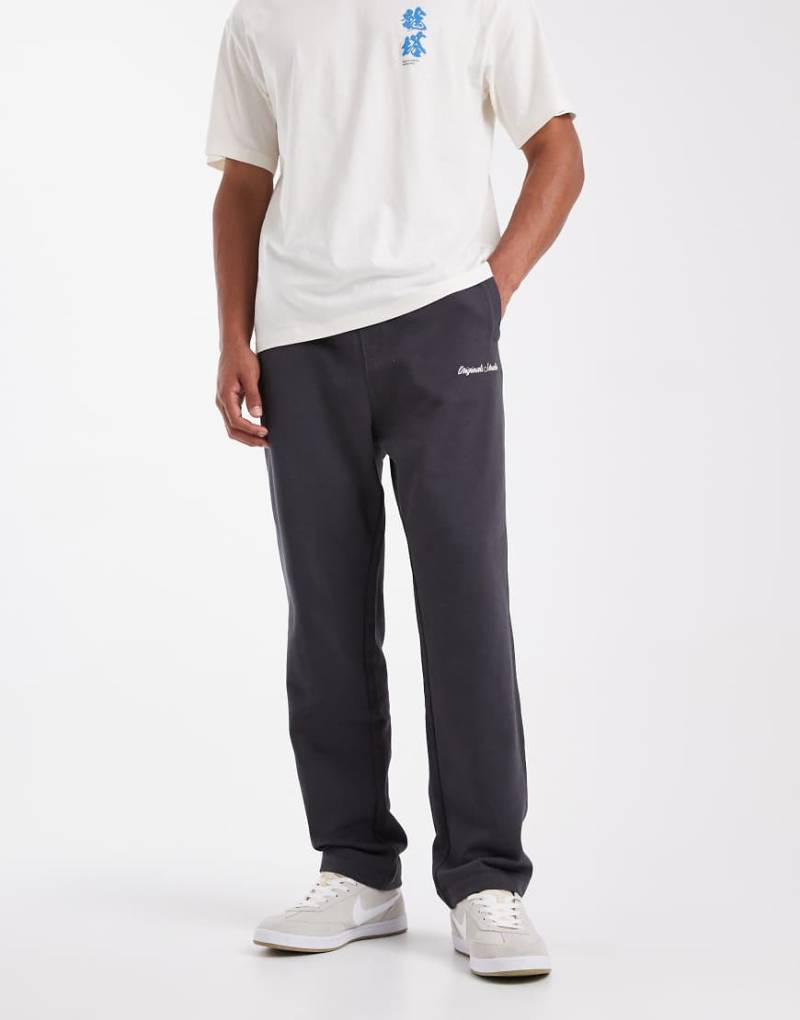 Jack & Jones - Studio - Jogginghose in Dunkelgrau von Jack & Jones