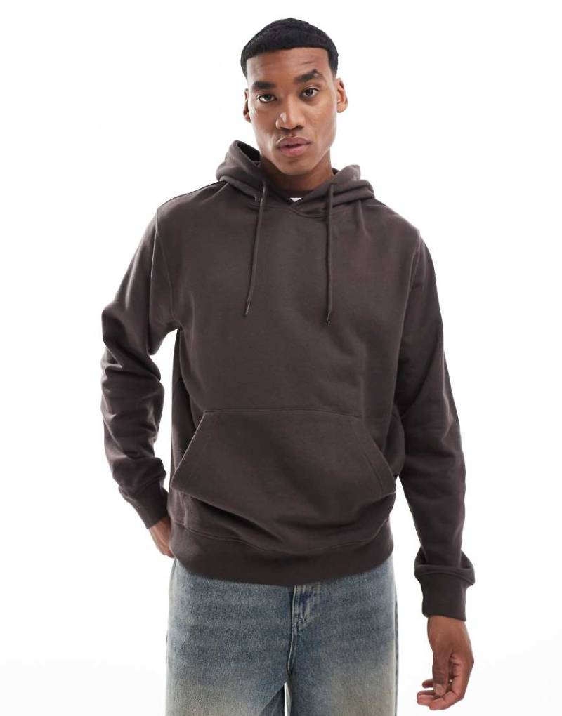 Jack & Jones - Super-Oversize-Kapuzenpullover in Schokobraun von Jack & Jones